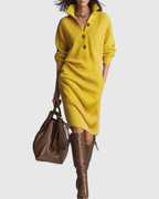 Martina | Vestido Midi de Punto de Lana para Invierno