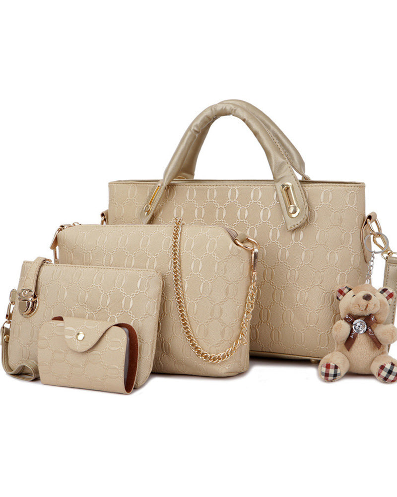 Conjunto de cuatro piezas de bolso de mano