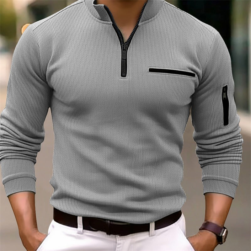 Armando | Jersey Elegante con Cremallera
