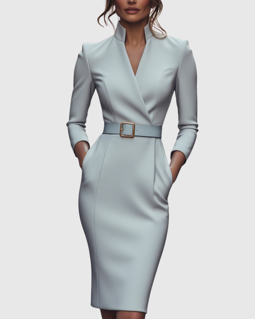 Paula | Vestido Midi Refinado