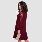 Noelia | Vestido Midi con Mangas de Encaje
