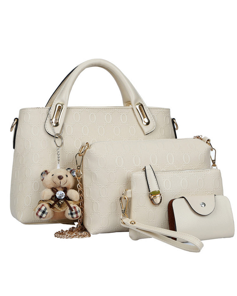 Conjunto de cuatro piezas de bolso de mano