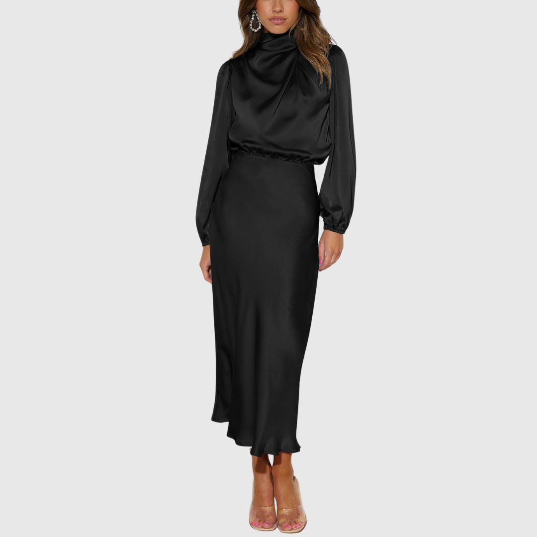 Estrella | Vestido Largo de Satén de Lujo