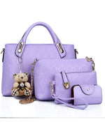 Conjunto de cuatro piezas de bolso de mano