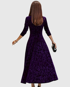 Rosario | Vestido Midi Floral Elegante