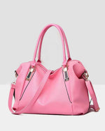 Bolso de mano de cuero suave de gran capacidad para mujeres