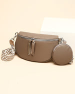 Bolso bandolera de cuero para mujer