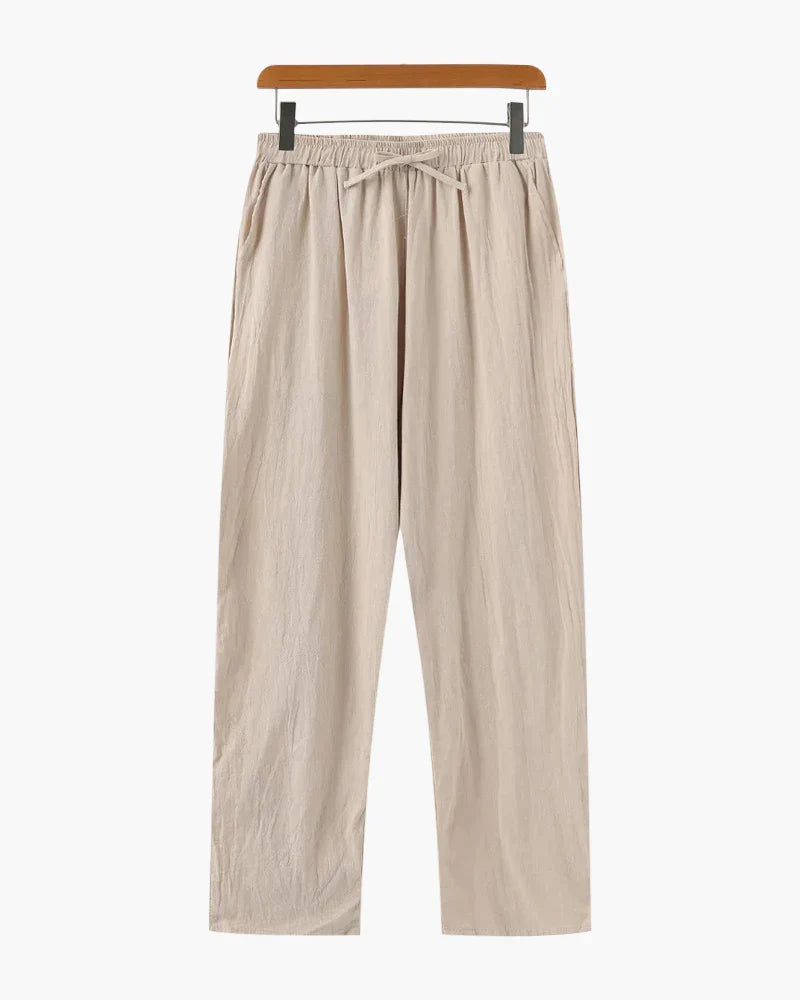 Ezequiel | Pantalón de Lino con Cordón