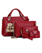 Conjunto de cuatro piezas de bolso de mano