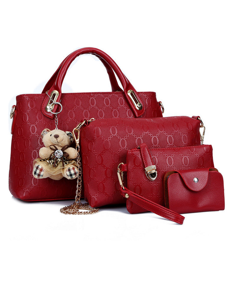 Conjunto de cuatro piezas de bolso de mano