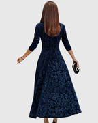Rosario | Vestido Midi Floral Elegante