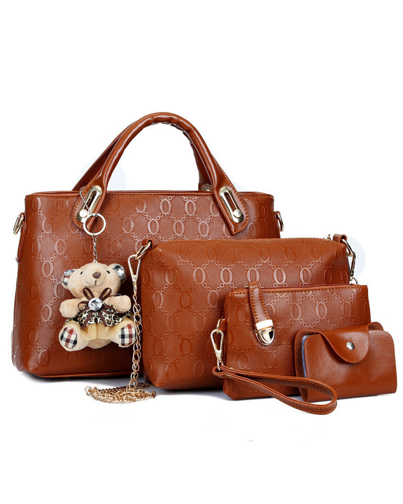 Conjunto de cuatro piezas de bolso de mano