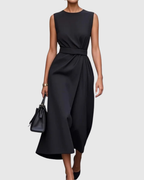 Inés | Vestido Elegante de Cuello Redondo