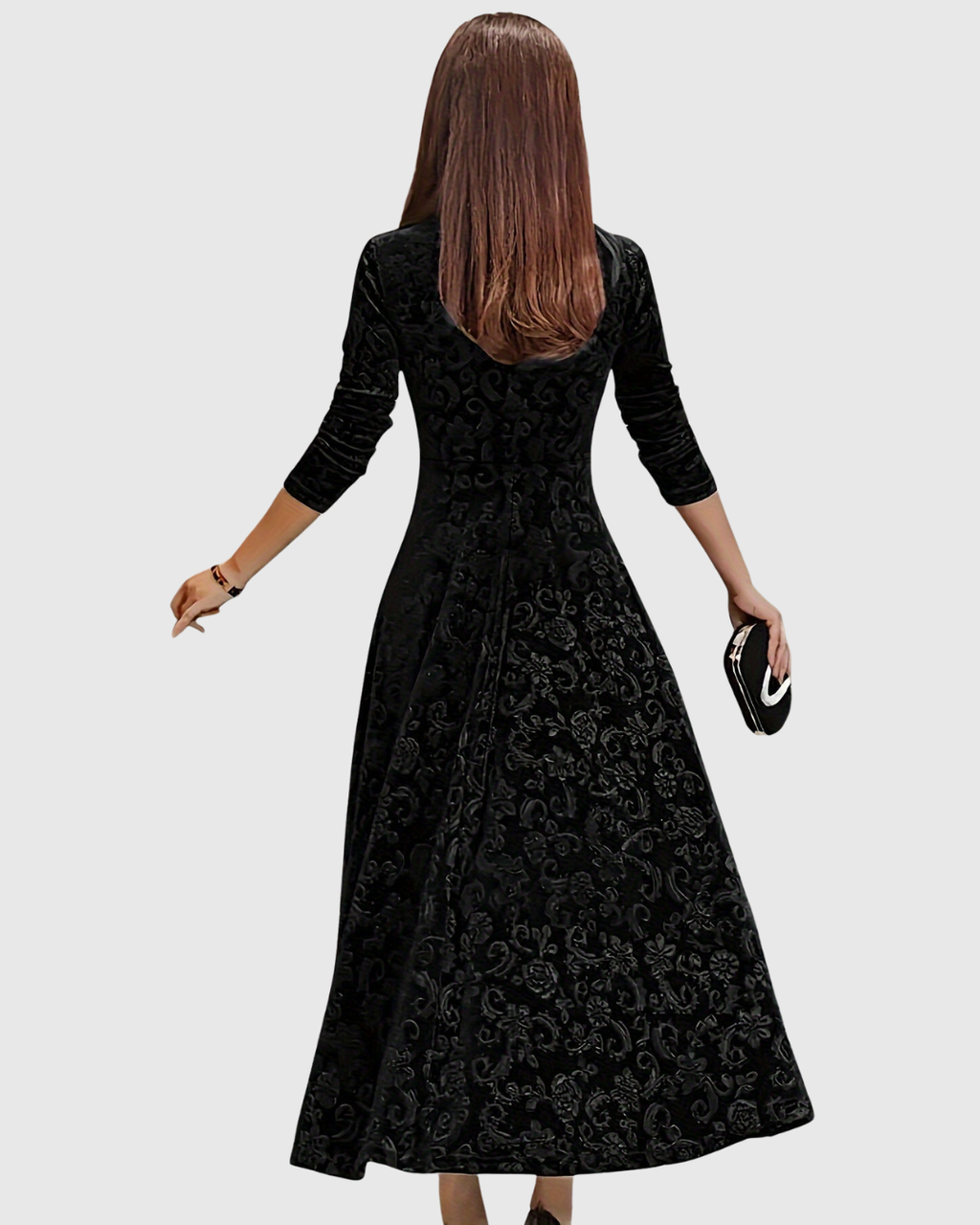 Rosario | Vestido Midi Floral Elegante