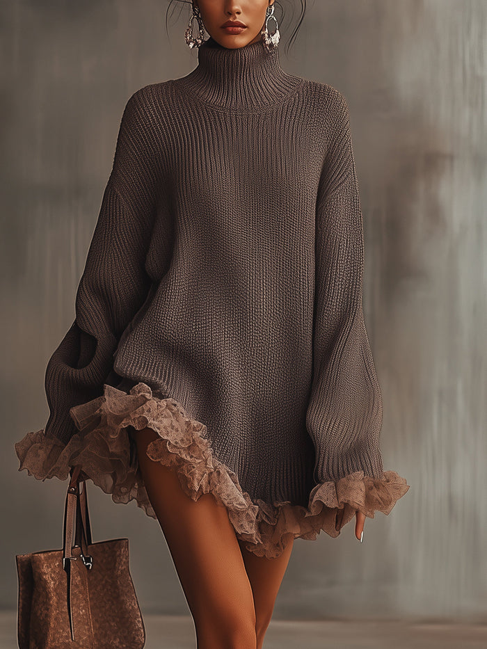 Nina | Vestido de Punto con Volantes
