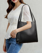 Bolso bandolera sencillo de color liso