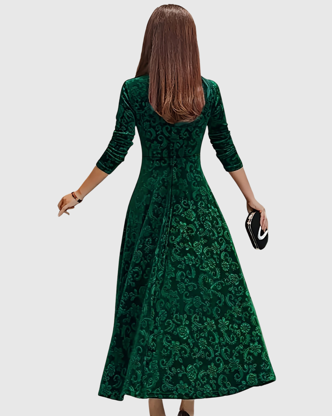 Rosario | Vestido Midi Floral Elegante