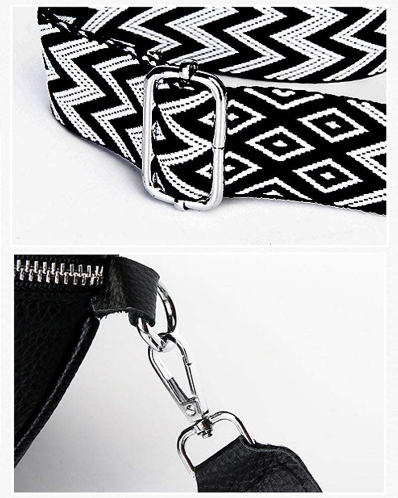 Bolso bandolera de cuero para mujer