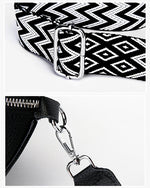 Bolso bandolera de cuero para mujer