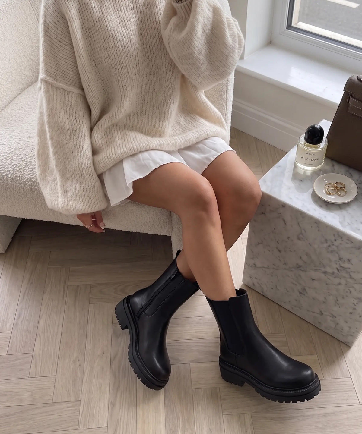 Laura | Botines Chelsea Negros