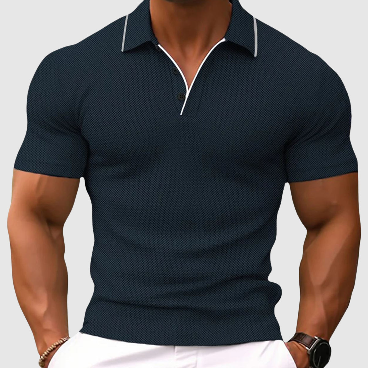 Antonio | Camiseta tipo polo entallada