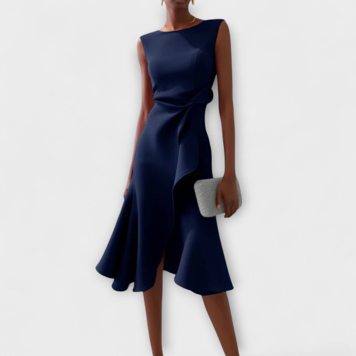 Elisa | Vestido Midi Plisado