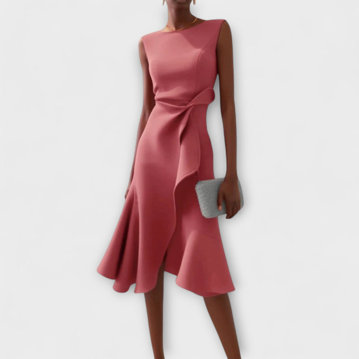 Elisa | Vestido Midi Plisado