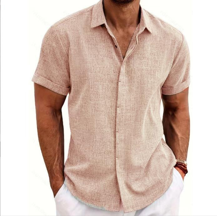 Miguel | Camisa de Lino de Manga Corta