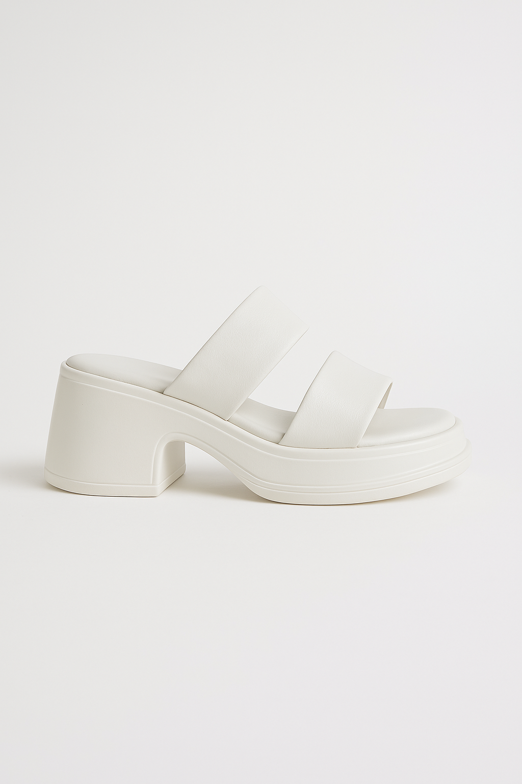 Carla | Sandalias de Piel de Becerro con Tacón Ancho Alto