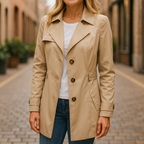 Jimena | Gabardina Elegante de Otoño