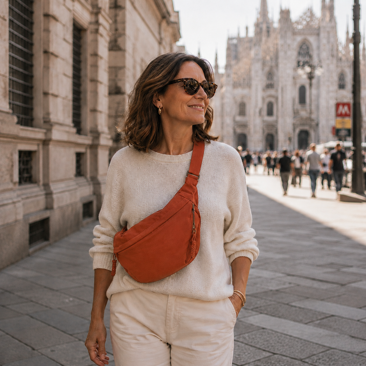 Nera | Bolso de hombro rojo