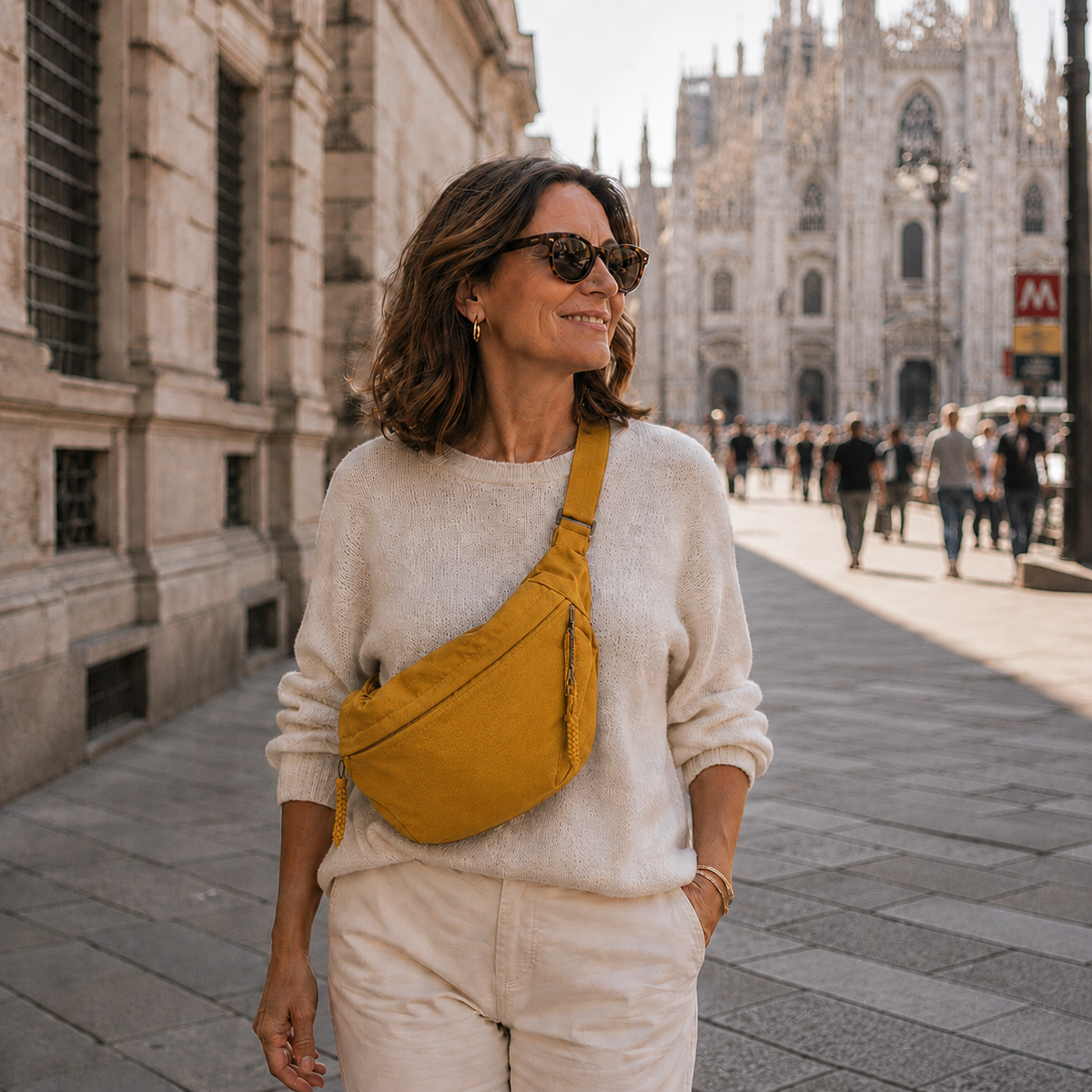 Nera | Bolso de hombro ocre