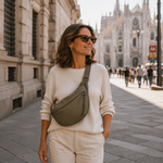 Nera | Bolso de hombro oliva