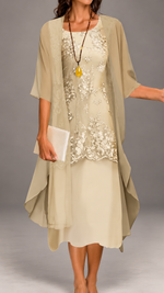 Vestido de dos piezas de encaje