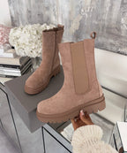 Celia | Botines Chelsea Beige