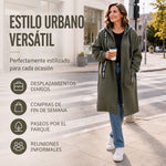 Sudadera con capucha extralarga