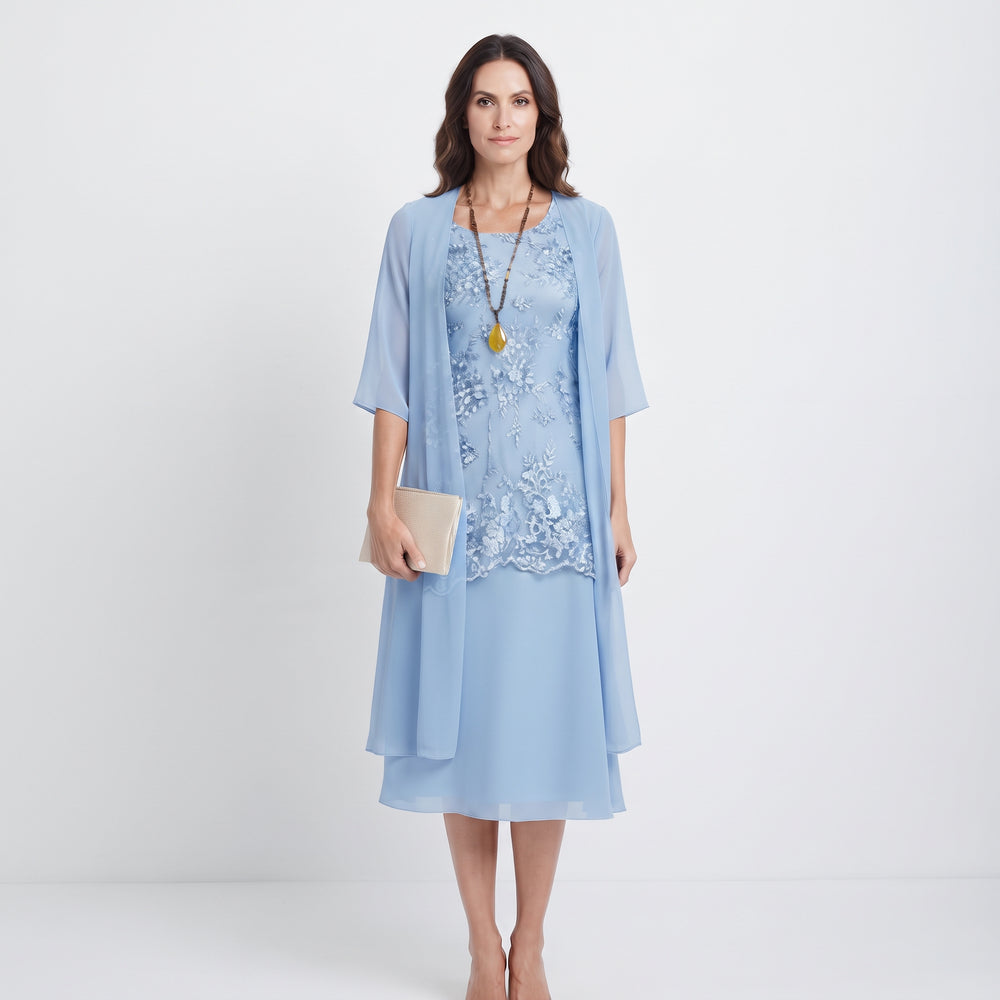 Two-piece lace dress