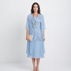 Two-piece lace dress
