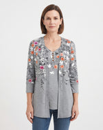 Blusa casual de manga larga