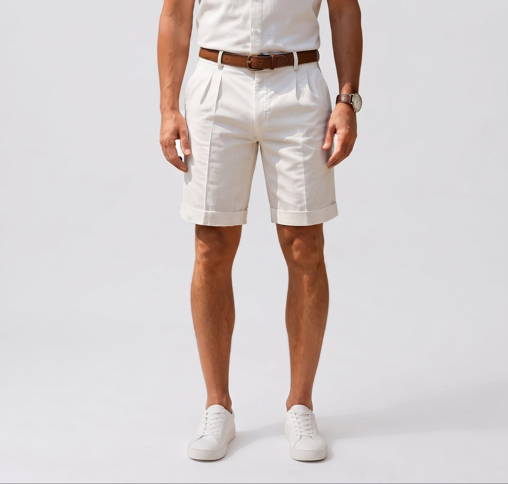 Rodrigo | Tailored pleated shorts