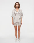 Fashionable long-sleeve hooded sweatshirt with print