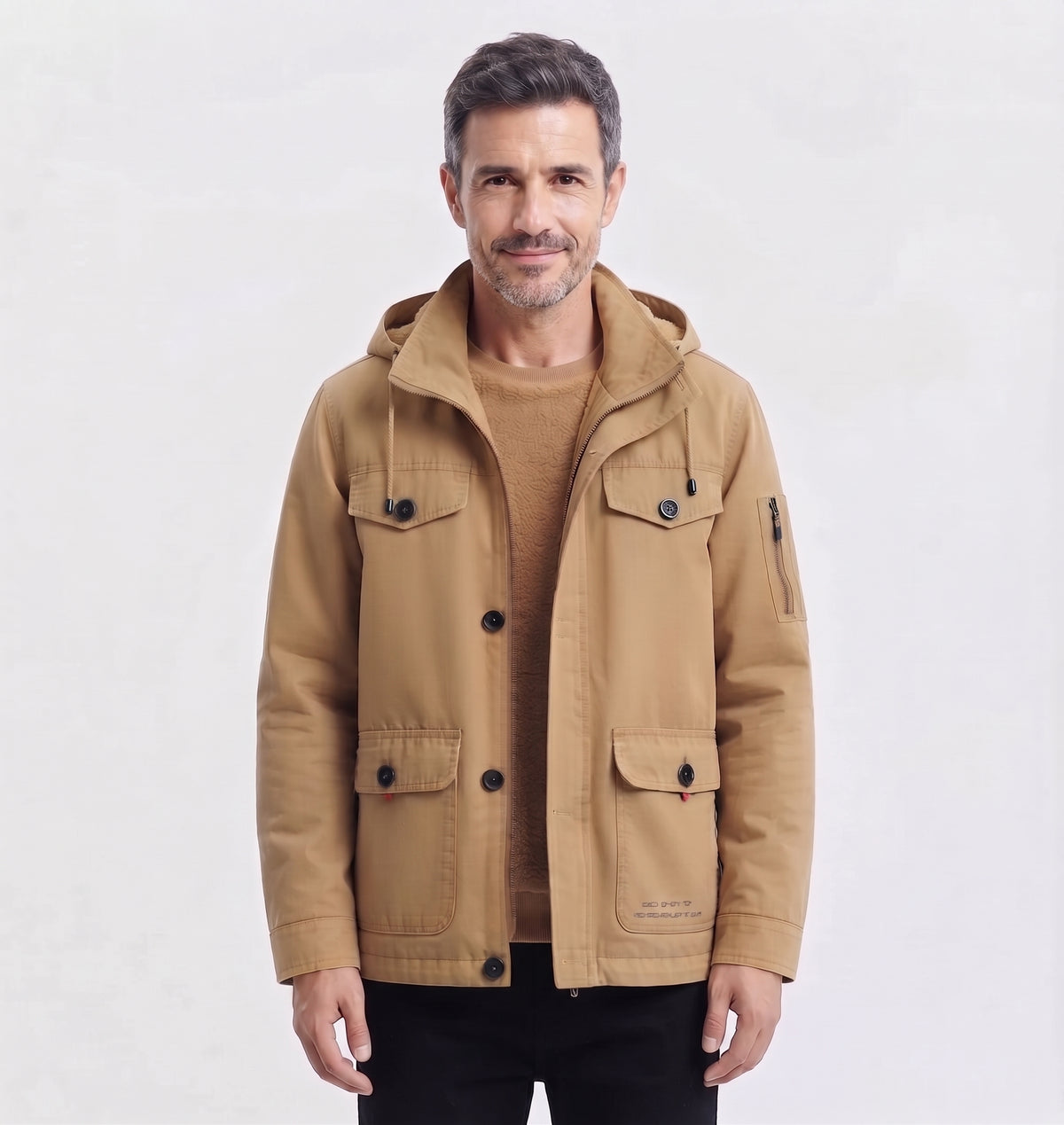 Miguel | Chaqueta informal con capucha