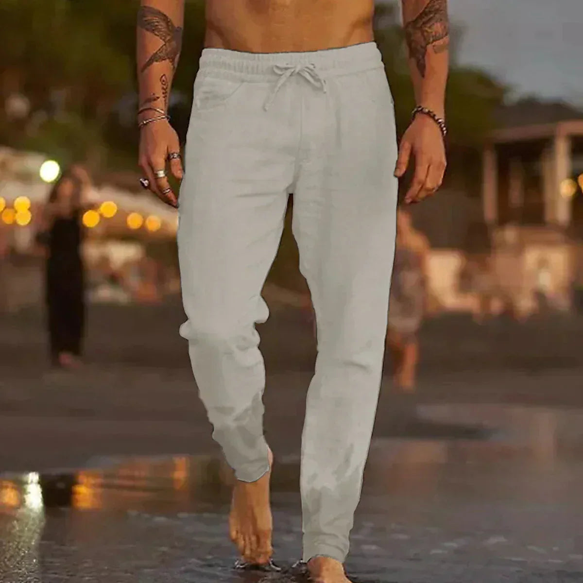 Camilo | Pantalón de Playa de Lino