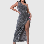 Gloria | Vestido de Noche de Lujo de un Hombro