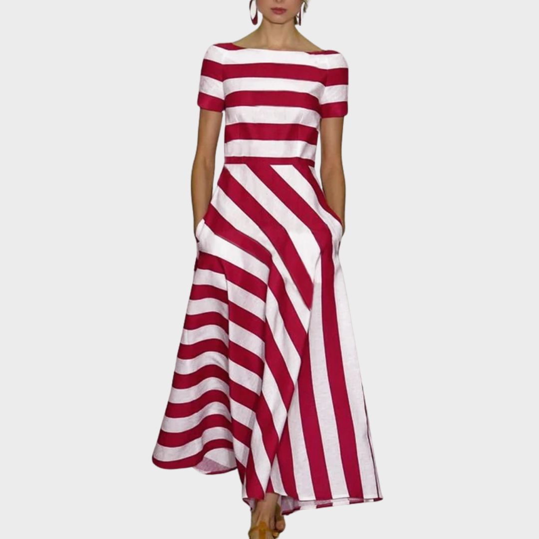 Aroa | Vestido de Rayas Ligero y Fluido
