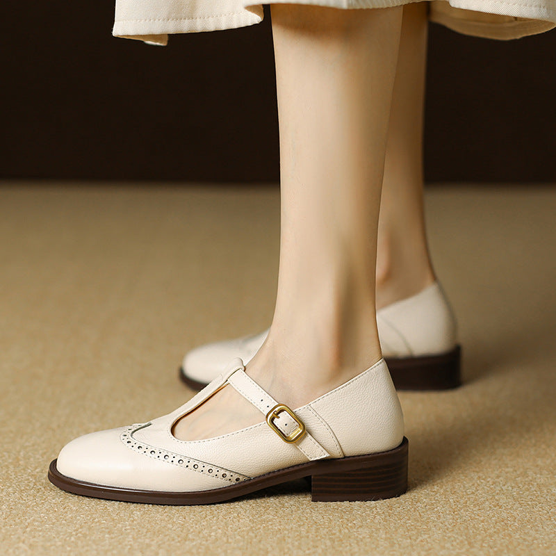 Isolda | Merceditas Elegantes con Tira en T