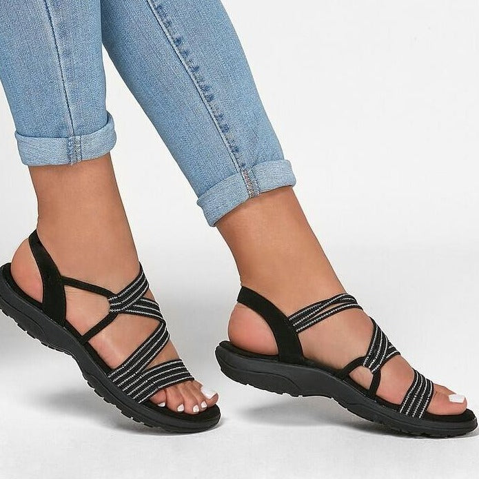 Valeria | Sandalias Fáciles de Calzar con Soporte para el Arco