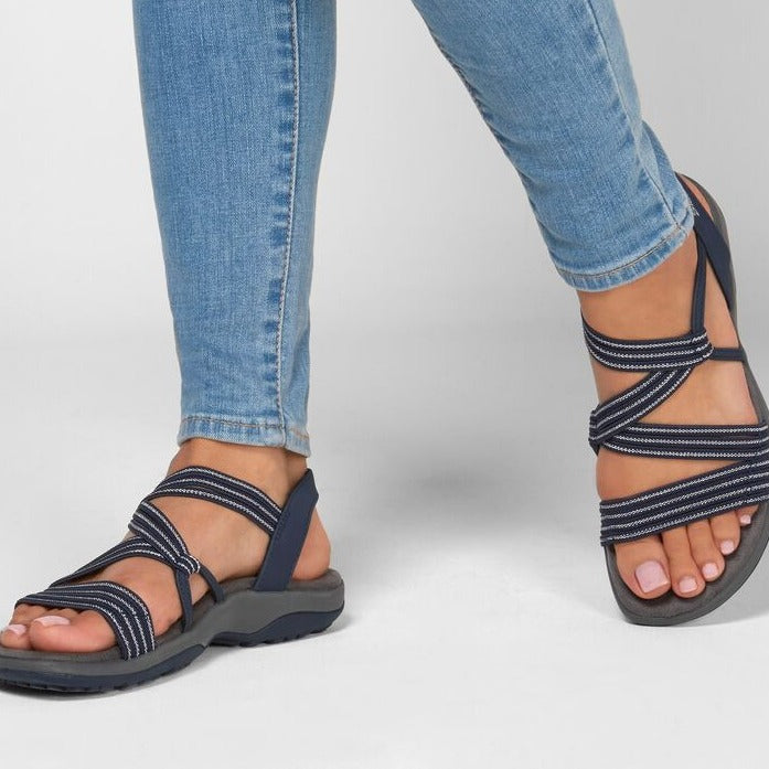 Valeria | Sandalias Fáciles de Calzar con Soporte para el Arco