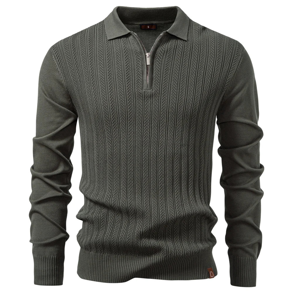 Saúl | Polo Slim Fit Casual con Cremallera