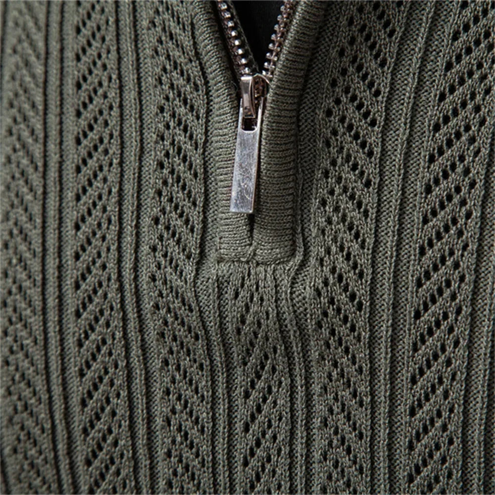 Saúl | Polo Slim Fit Casual con Cremallera